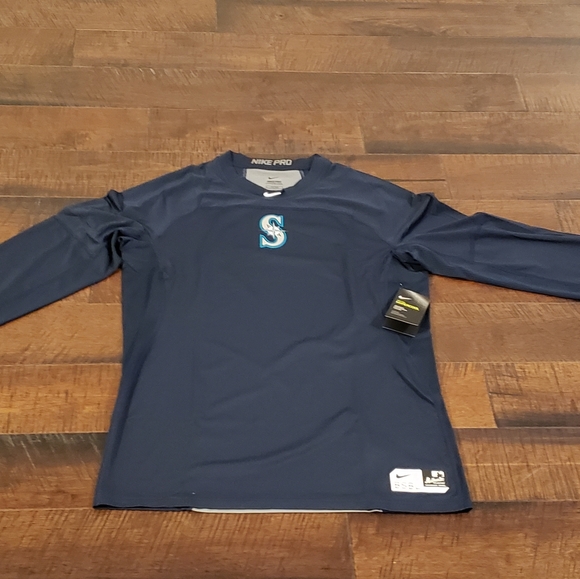 Nike Other - Seattle Mariners Nike Pro Long Sleeve T shirt